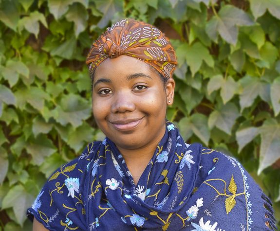 conservatory of music student with ivy